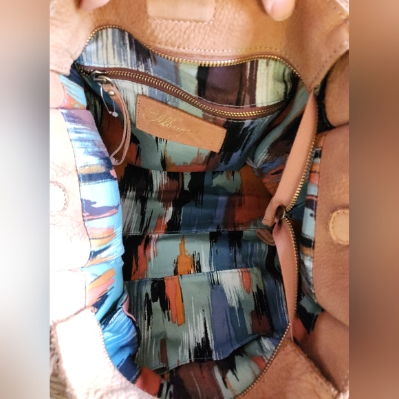 Anthropologie × Miss Albright Sandrine leather tote with tassels - Picture 2 of 8